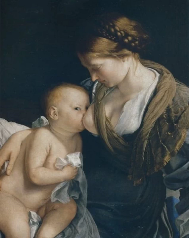 Riposo durante la fuga in Egitto - Kunsthistorisches Museum, Vienne, dettaglio